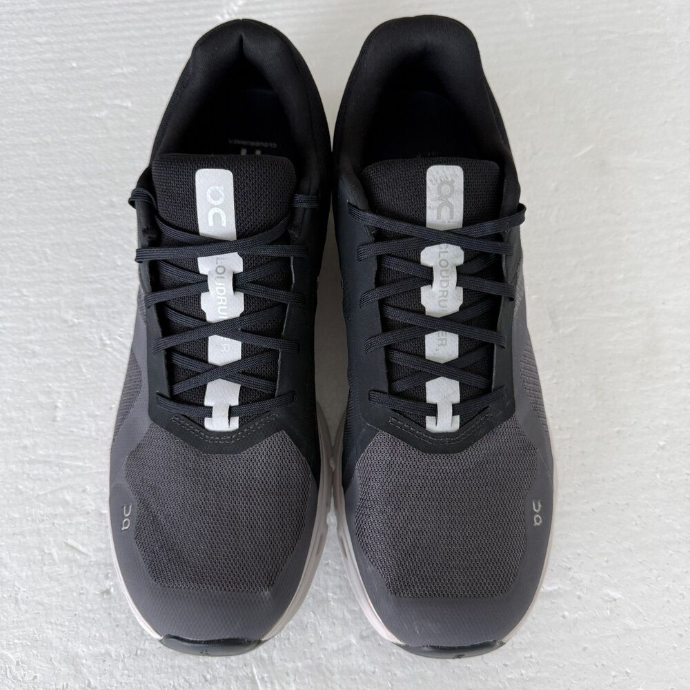 On Men's Cloudrunner Sneakers, Eclipse/Frost, 13 Medium US Running Shoes - Picture 2 of 16